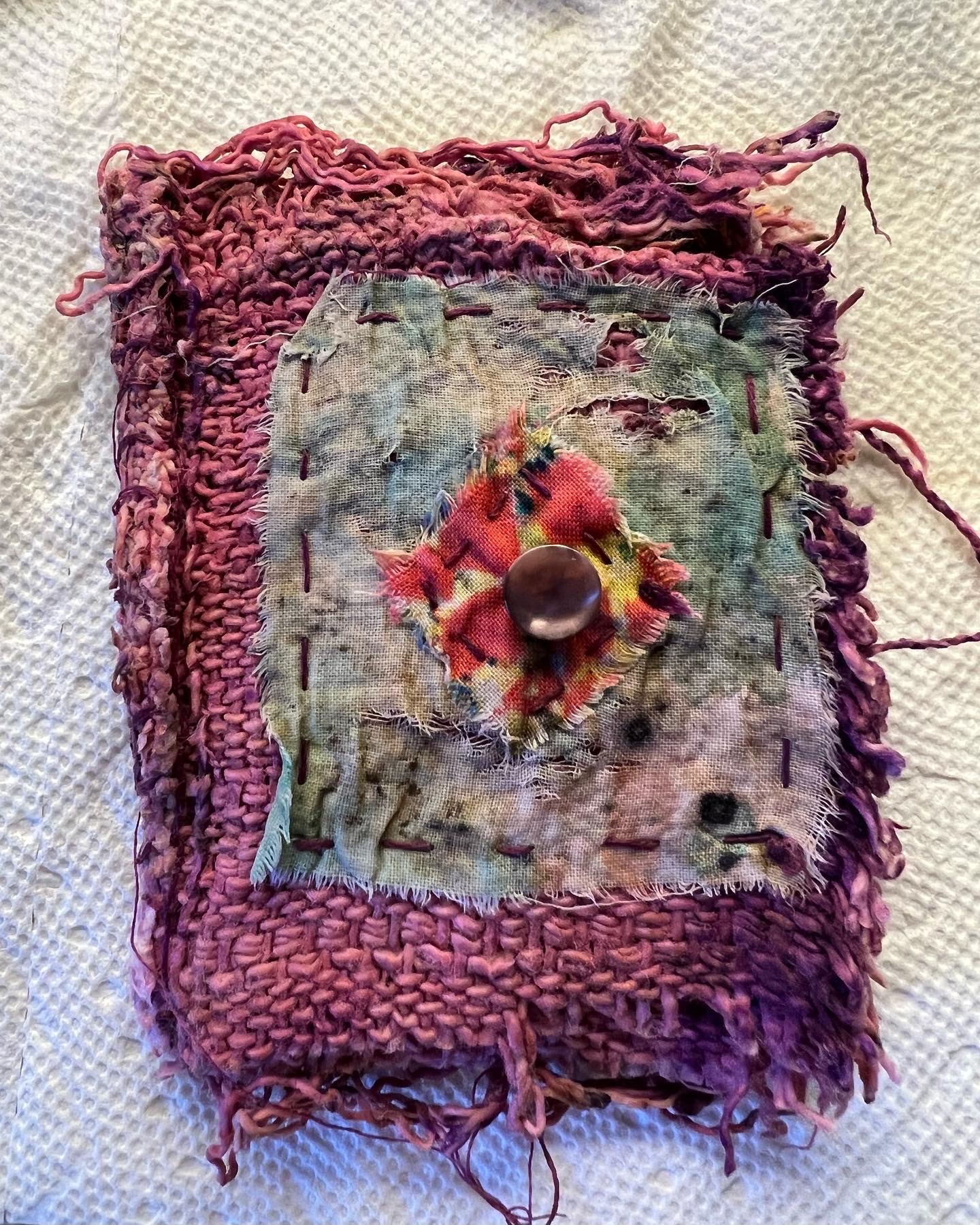 ONLINE top ART CLASS, E-Course Make Fabric Meditation Books, Slow Stitching Online Art Class Tutorial with Emma Freeman