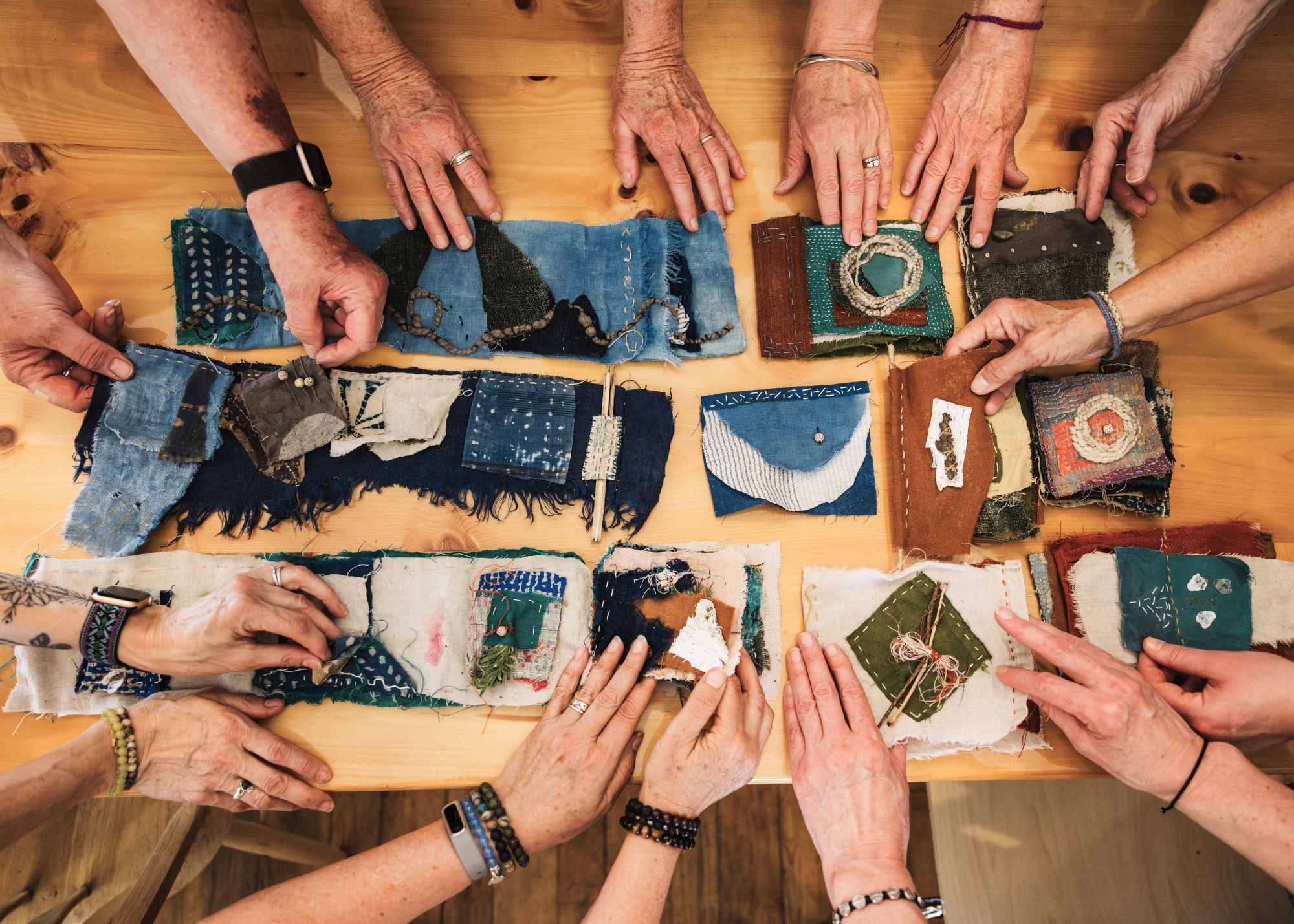 Fabric Meditation Books in Community